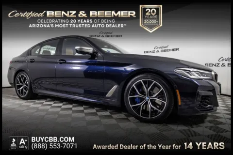 Black 2022 BMW 5 Series M550i xDrive for sale in Scottsdale, AZ
