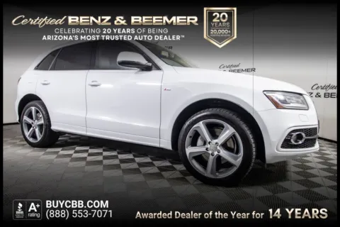 White 2014 Audi Q5 3.0T Premium Plus for sale in Scottsdale, AZ