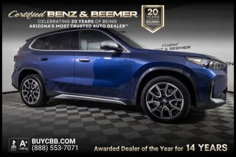 Blue 2023 BMW X1 xDrive28i for sale in Scottsdale, AZ