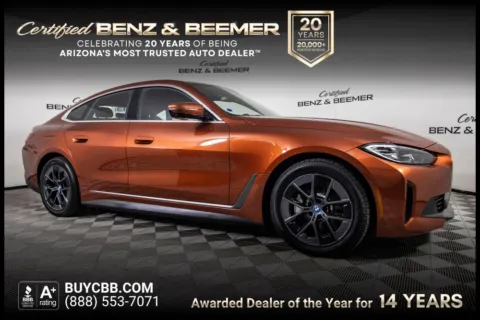 Orange 2023 BMW i4 eDrive35 for sale in Scottsdale, AZ