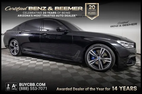 Black 2017 BMW 7 Series 750i for sale in Scottsdale, AZ