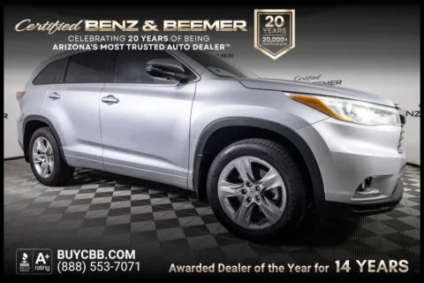 Silver 2015 Toyota Highlander Limited for sale in Scottsdale, AZ