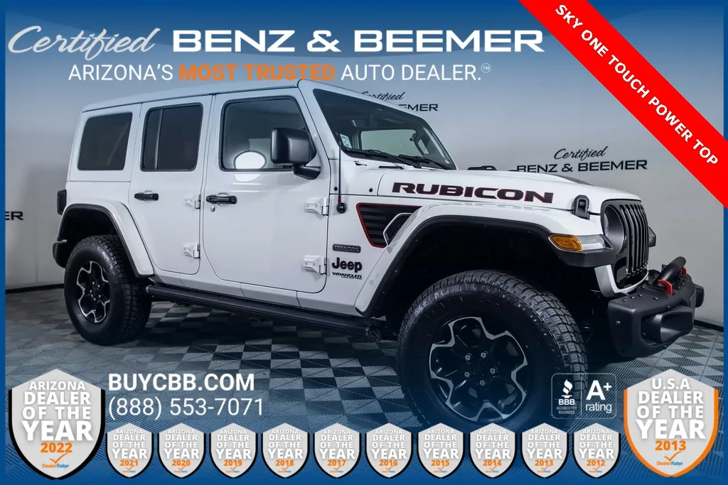 Used 2020 Jeep Wrangler Unlimited Rubicon for sale in Scottsdale - Main Image