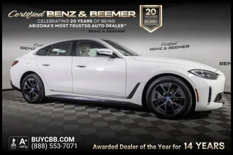 White 2023 BMW i4 eDrive40 for sale in Scottsdale, AZ