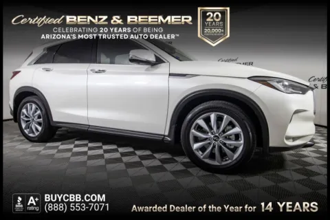 White 2022 INFINITI QX50 ESSENTIAL for sale in Scottsdale, AZ
