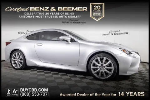 Silver 2015 Lexus RC 350 for sale in Scottsdale, AZ