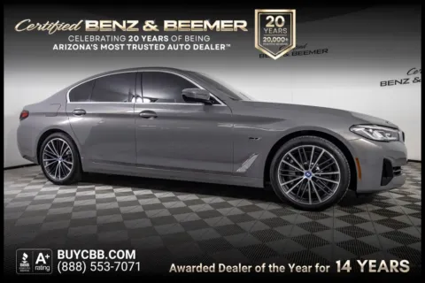 Gray 2022 BMW 5 Series 530e iPerformance for sale in Scottsdale, AZ