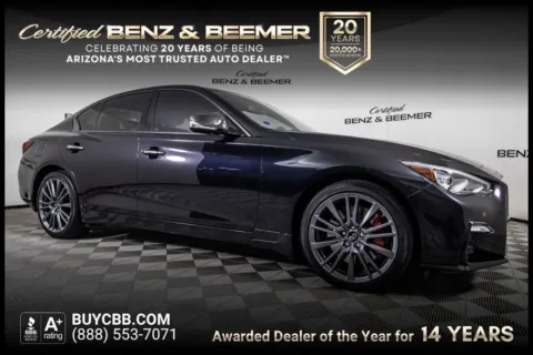 Black 2023 INFINITI Q50 Red Sport 400 for sale in Scottsdale, AZ