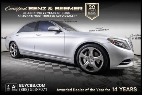 Silver 2015 Mercedes-Benz S-Class S 550 for sale in Scottsdale, AZ