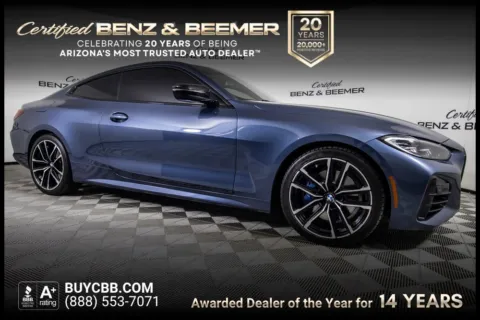 Blue 2021 BMW 4 Series M440i xDrive for sale in Scottsdale, AZ