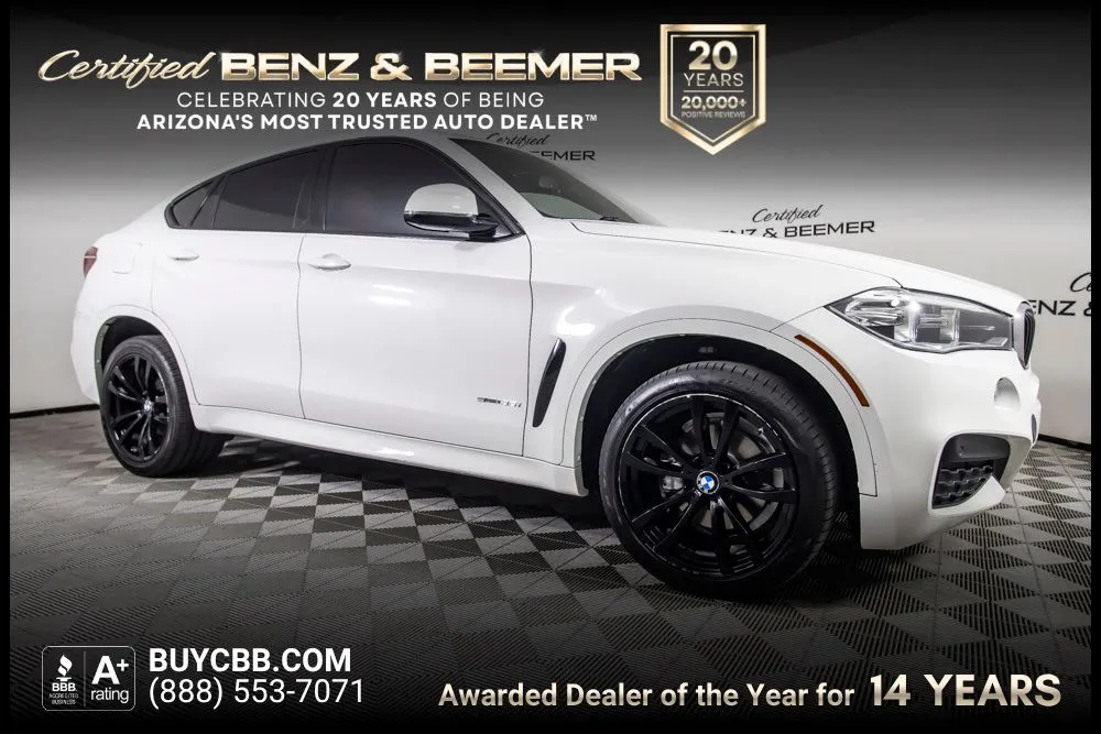 White 2016 BMW X6 sDrive35i for sale in Scottsdale, AZ