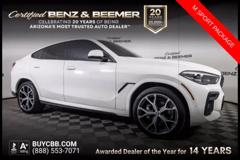 White 2022 BMW X6 xDrive40i for sale in Scottsdale, AZ