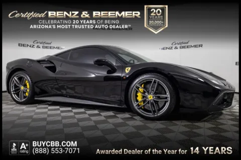 Black 2017 Ferrari 488 GTB for sale in Scottsdale, AZ