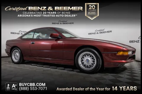 Red 1993 BMW 8 Series 850i for sale in Scottsdale, AZ