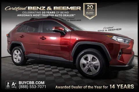 Red 2021 Toyota RAV4 XLE for sale in Scottsdale, AZ