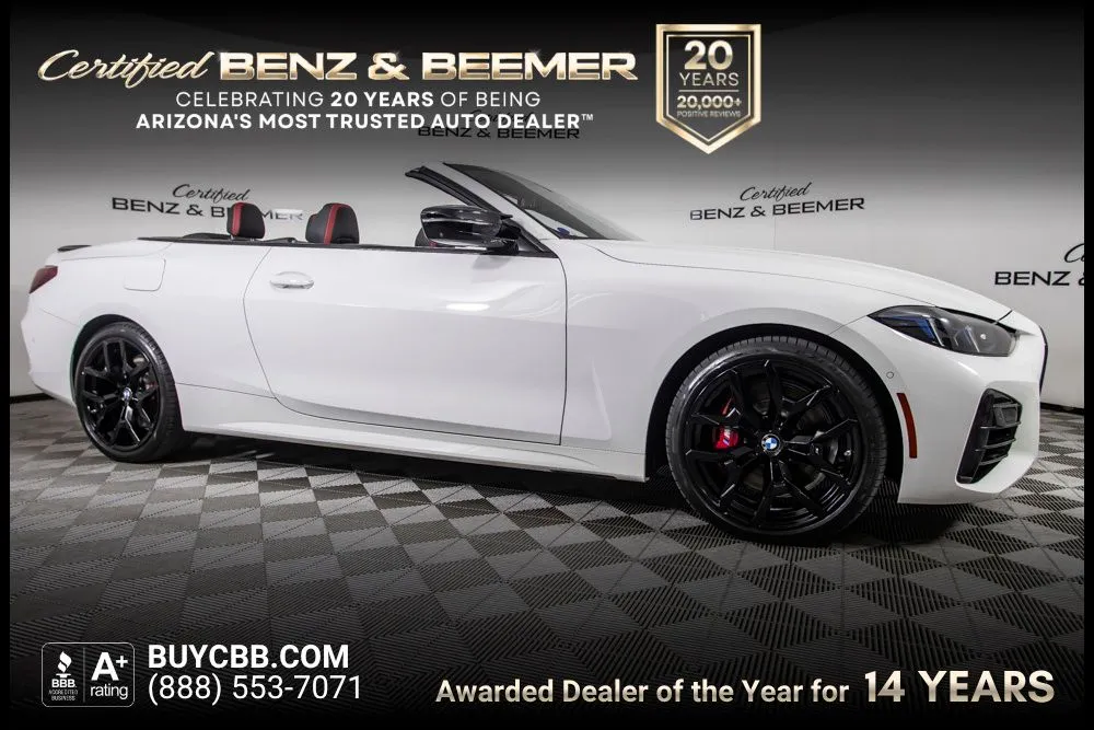 White 2025 BMW 4 Series M440i xDrive for sale in Scottsdale, AZ