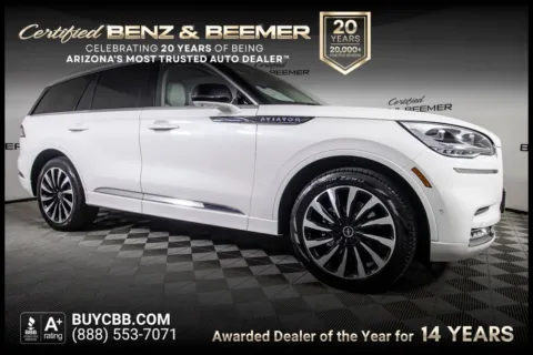White 2023 Lincoln Aviator Plug-In Hybrid Black Label Grand Touring for sale in Scottsdale, AZ