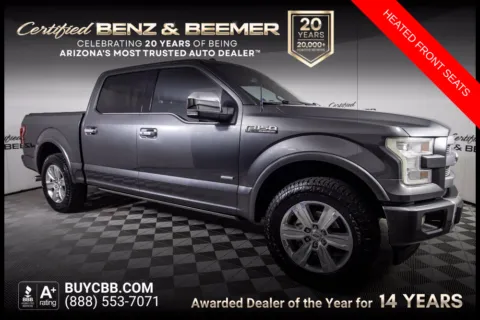Gray 2017 Ford F-150 Platinum for sale in Scottsdale, AZ
