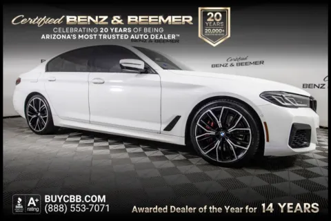 White 2021 BMW 5 Series 540i for sale in Scottsdale, AZ