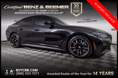 Black 2022 BMW 4 Series M440i xDrive Gran Coupe for sale in Scottsdale, AZ