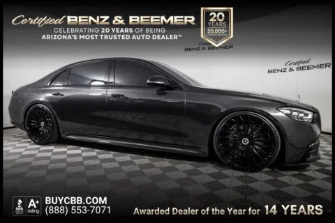 Gray 2023 Mercedes-Benz S-Class S 580 for sale in Scottsdale, AZ