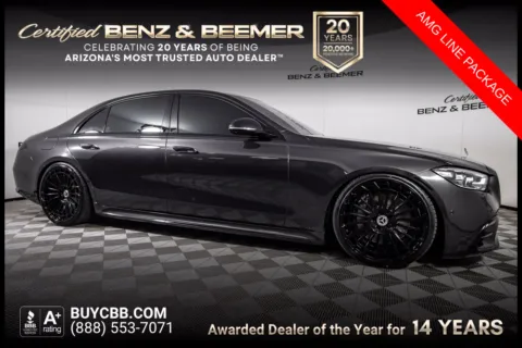 Gray 2023 Mercedes-Benz S-Class S 580 for sale in Scottsdale, AZ