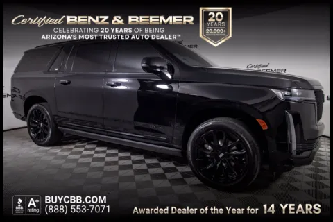 Black 2021 Cadillac Escalade ESV Sport for sale in Scottsdale, AZ