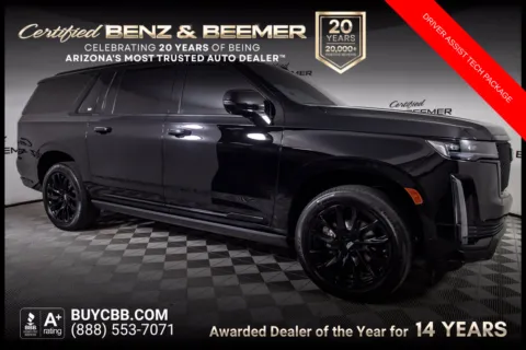 Black 2021 Cadillac Escalade ESV Sport for sale in Scottsdale, AZ