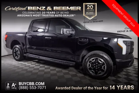 Black 2023 Ford F-150 Lightning XLT for sale in Scottsdale, AZ