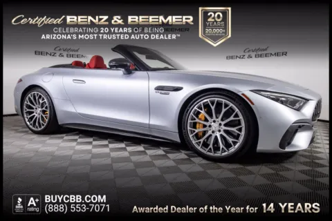 Silver 2026 Mercedes-Benz SL-Class SL 63 AMG S E Performance for sale in Scottsdale, AZ