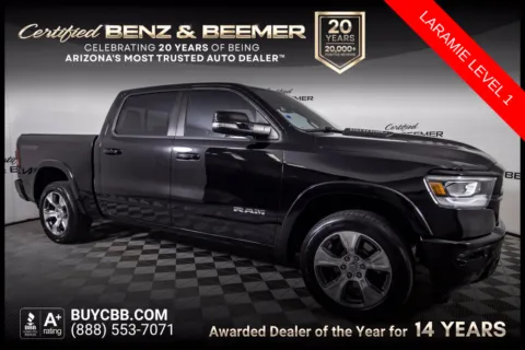 Black 2021 Ram 1500 Laramie for sale in Scottsdale, AZ