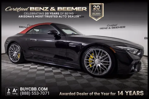 Black 2022 Mercedes-Benz SL-Class SL 63 AMG for sale in Scottsdale, AZ