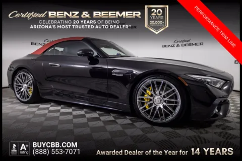 Black 2022 Mercedes-Benz SL-Class SL 63 AMG for sale in Scottsdale, AZ
