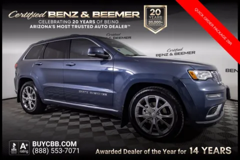 Blue 2020 Jeep Grand Cherokee Summit for sale in Scottsdale, AZ