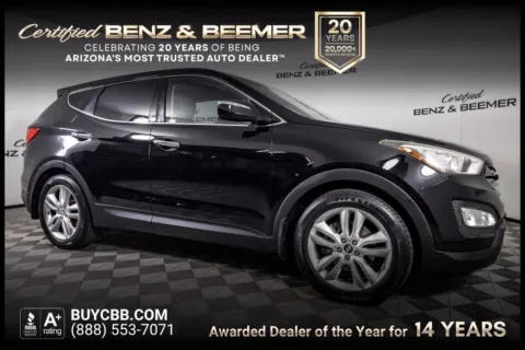 Black 2013 Hyundai Santa Fe Sport 2.0L Turbo for sale in Scottsdale, AZ