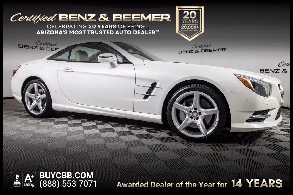 White 2013 Mercedes-Benz SL-Class SL 550 for sale in Scottsdale, AZ
