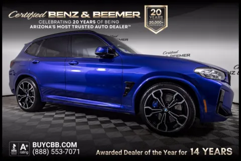 Blue 2022 BMW X3 M for sale in Scottsdale, AZ