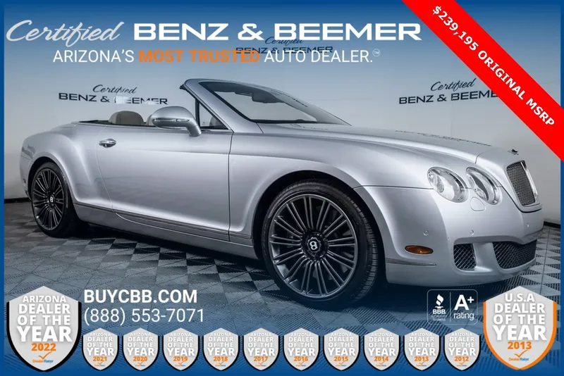 2010 Bentley Continental GTC Speed for sale in Scottsdale, AZ