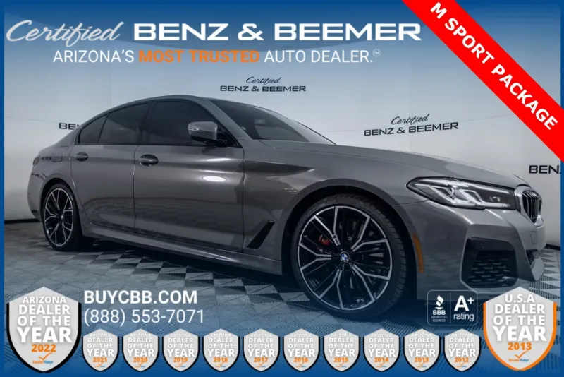 Used 2021 BMW 5 Series 540i for sale in Scottsdale, AZ at