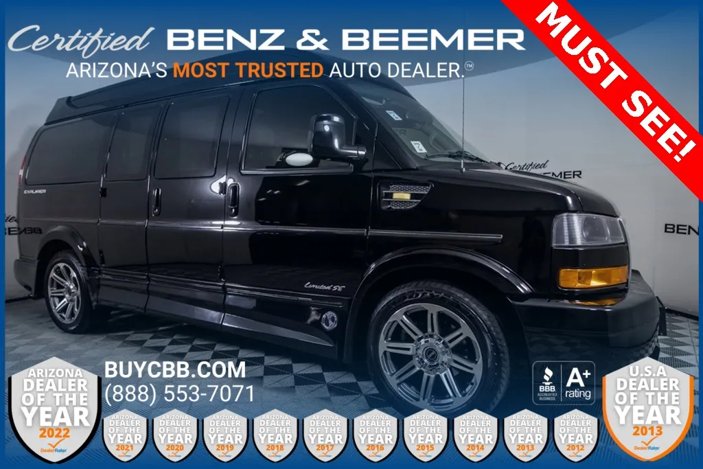 Black 2018 GMC Savana 2500 Explorer for sale in Scottsdale, AZ