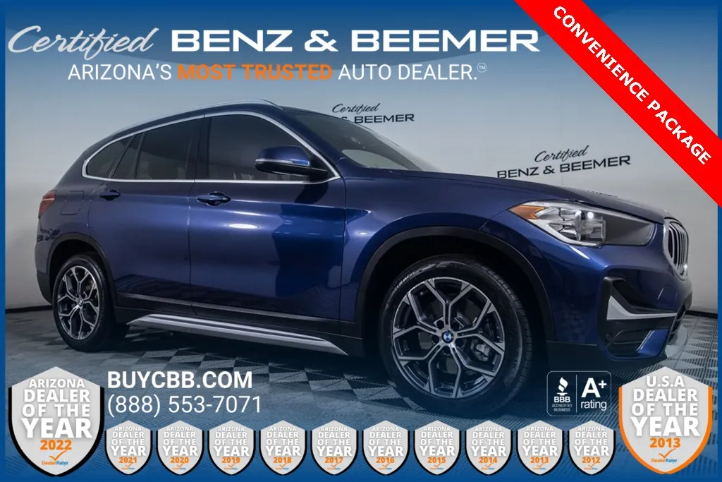Blue 2021 BMW X1 sDrive28i for sale in Scottsdale, AZ