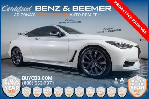 White 2021 INFINITI Q60 Red Sport 400 for sale in Scottsdale, AZ