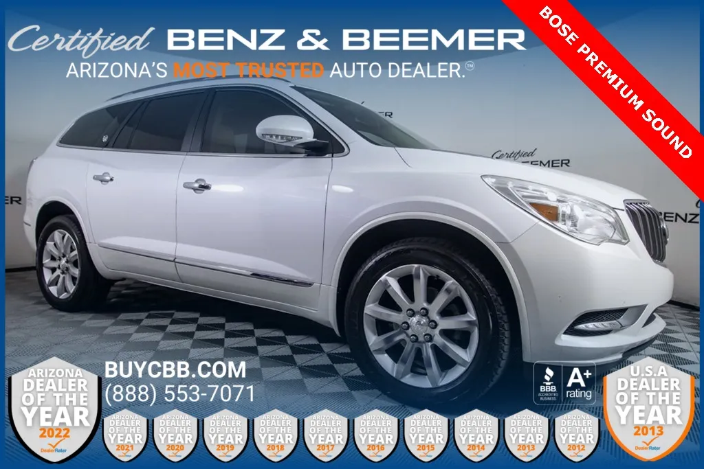 White 2016 Buick Enclave Premium Group for sale in Scottsdale, AZ