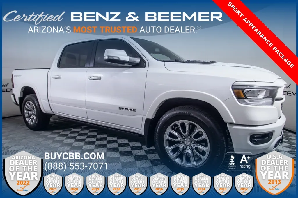 White 2020 Ram 1500 Laramie for sale in Scottsdale, AZ