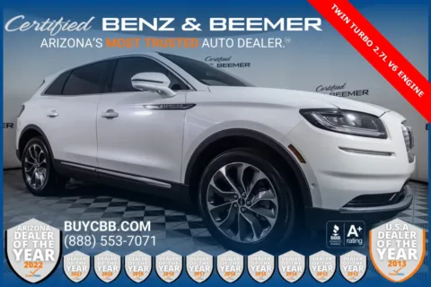 White 2021 Lincoln Nautilus Reserve for sale in Scottsdale, AZ