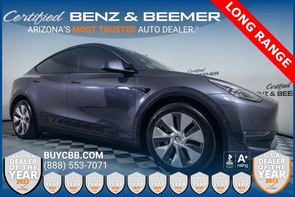 Blue 2022 Tesla Model Y Long Range for sale in Scottsdale, AZ