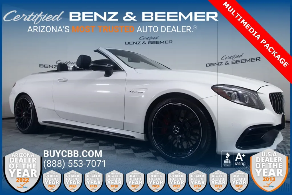 White 2019 Mercedes-Benz C-Class C 63 S AMG for sale in Scottsdale, AZ
