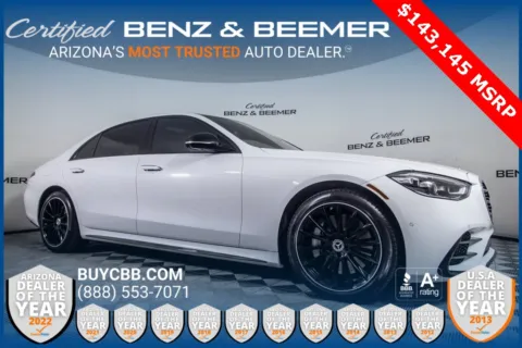 White 2025 Mercedes-Benz S-Class S 580e for sale in Scottsdale, AZ