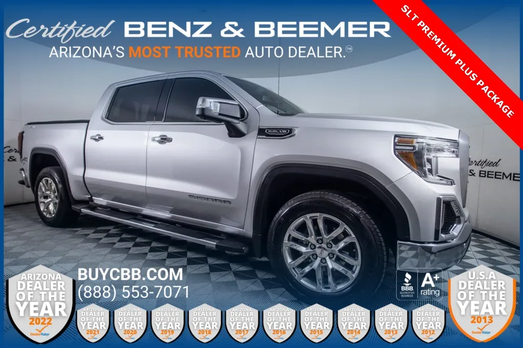 Silver 2019 GMC Sierra 1500 SLT for sale in Scottsdale, AZ