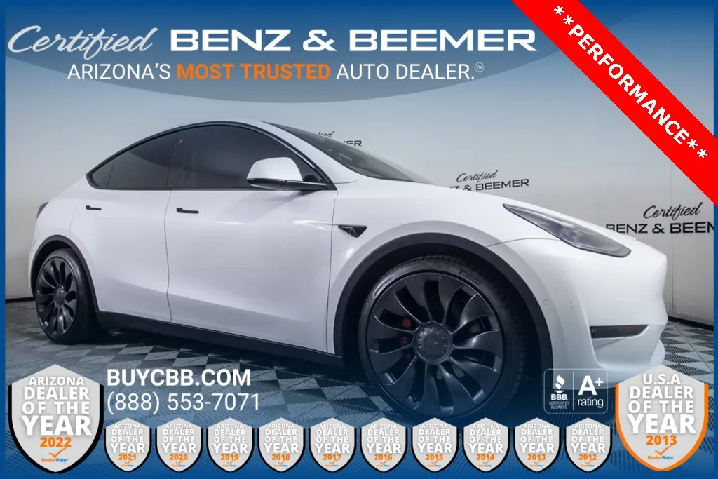 White 2021 Tesla Model Y Performance for sale in Scottsdale, AZ